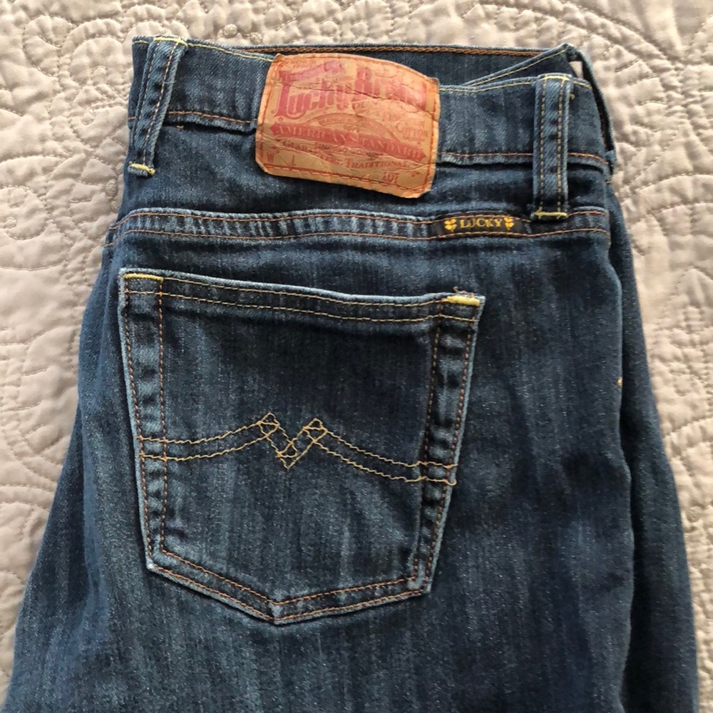 Size 29 straight lucky brand jeans